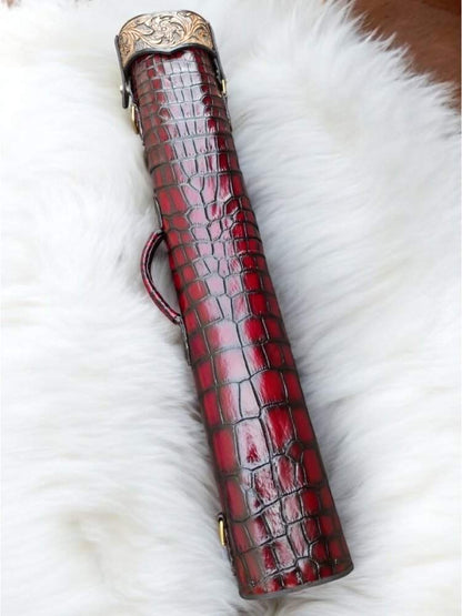 Crocodile Dual Tone Custom Cue Cases