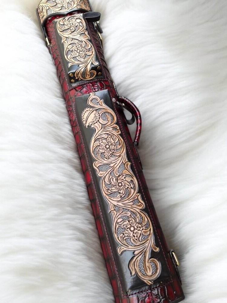 Crocodile Dual Tone Custom Cue Cases