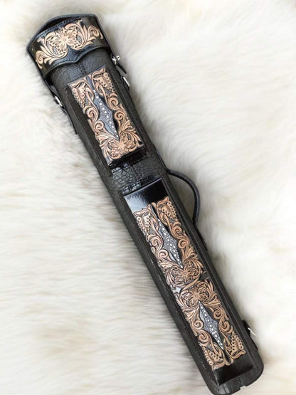 Crocodile Dual Tone Custom Cue Cases