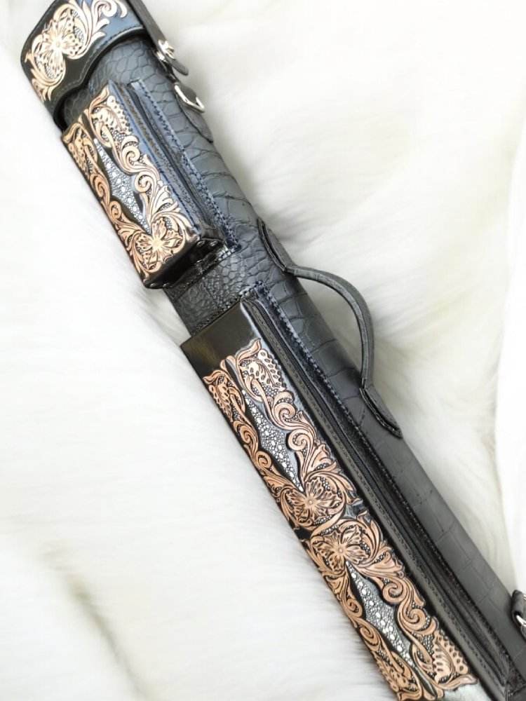 Crocodile Dual Tone Custom Cue Cases