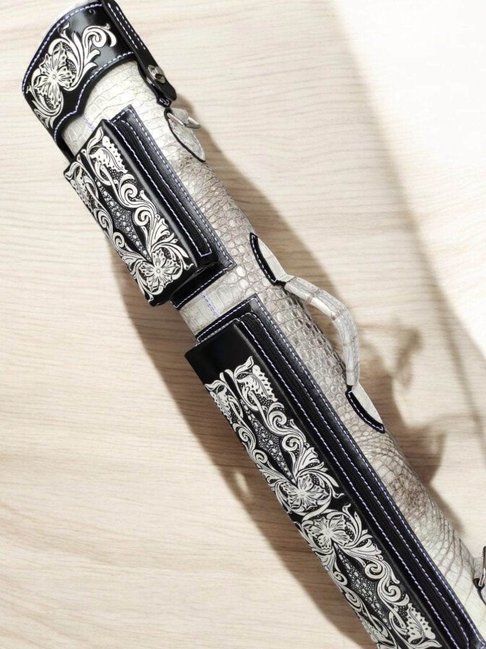 Crocodile Dual Tone Custom Cue Cases
