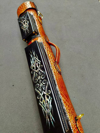 Crocodile Dual Tone Custom Cue Cases