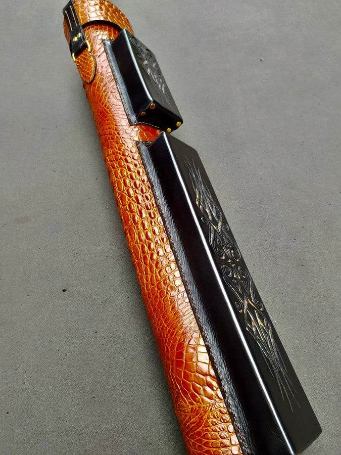 Crocodile Dual Tone Custom Cue Cases