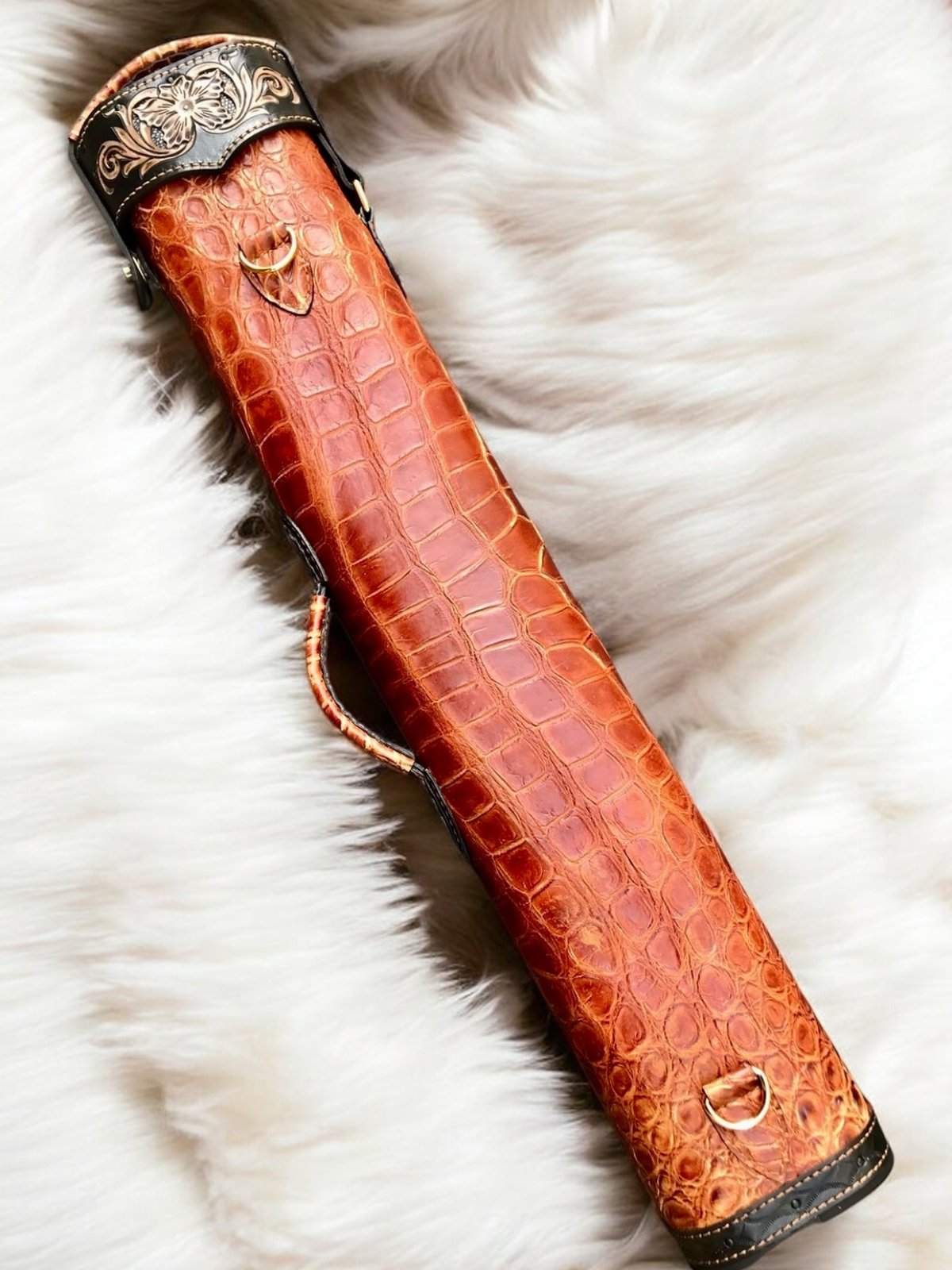Crocodile Dual Tone Custom Cue Cases