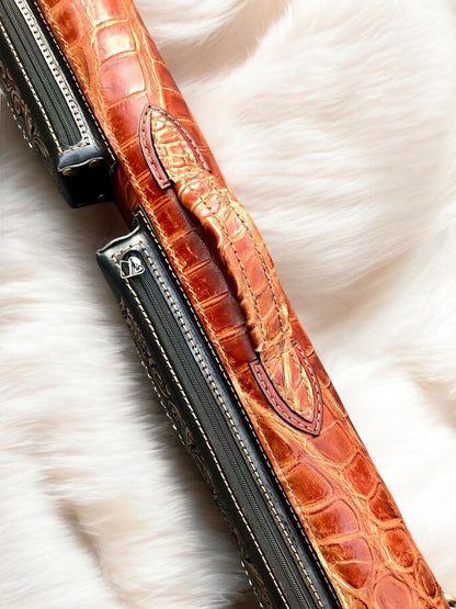 Crocodile Dual Tone Custom Cue Cases