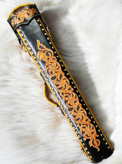 Crocodile Dual Tone Custom Cue Cases