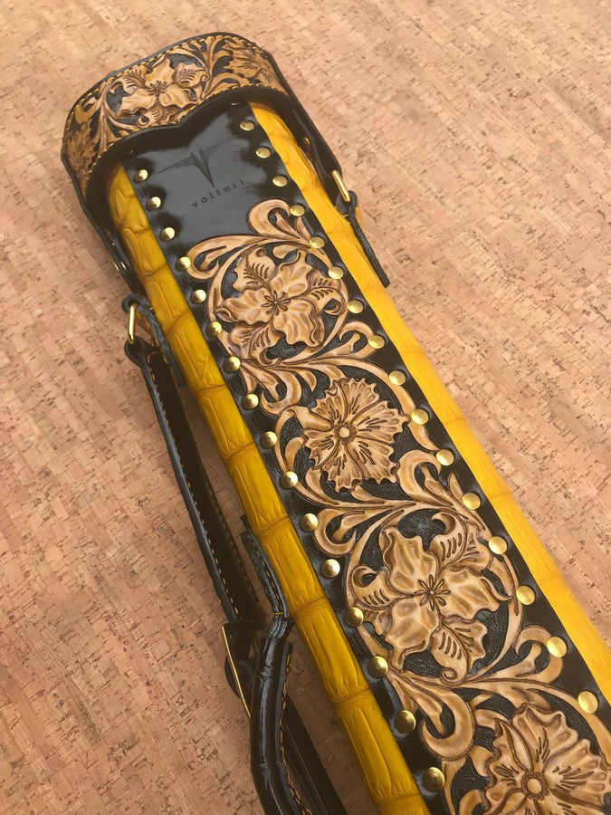 Crocodile Dual Tone Custom Cue Cases