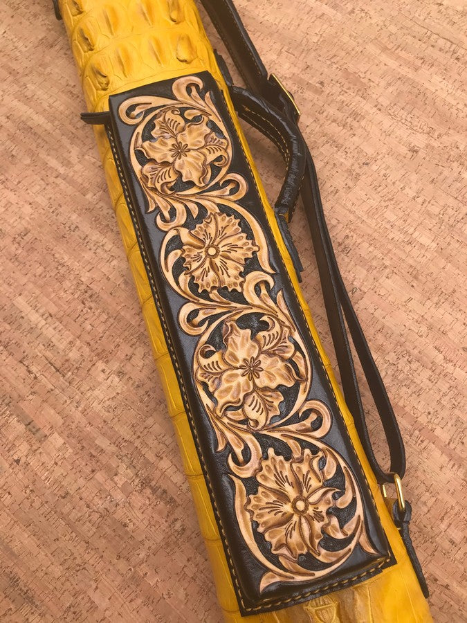Crocodile Dual Tone Custom Cue Cases