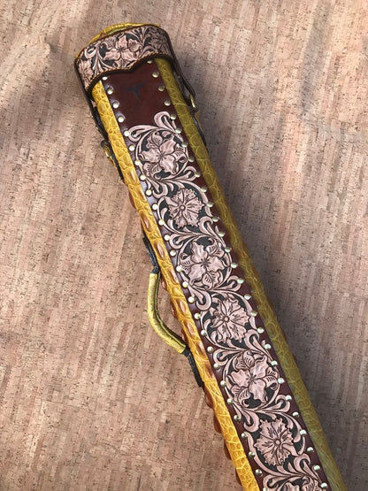 Crocodile Dual Tone Custom Cue Cases