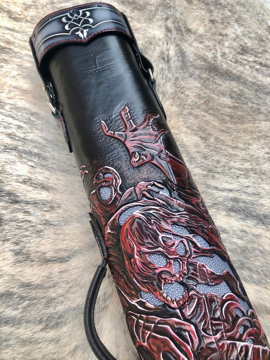 Death-Themed Custom Cue Cases