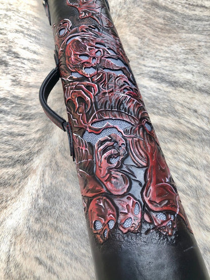 Death-Themed Custom Cue Cases