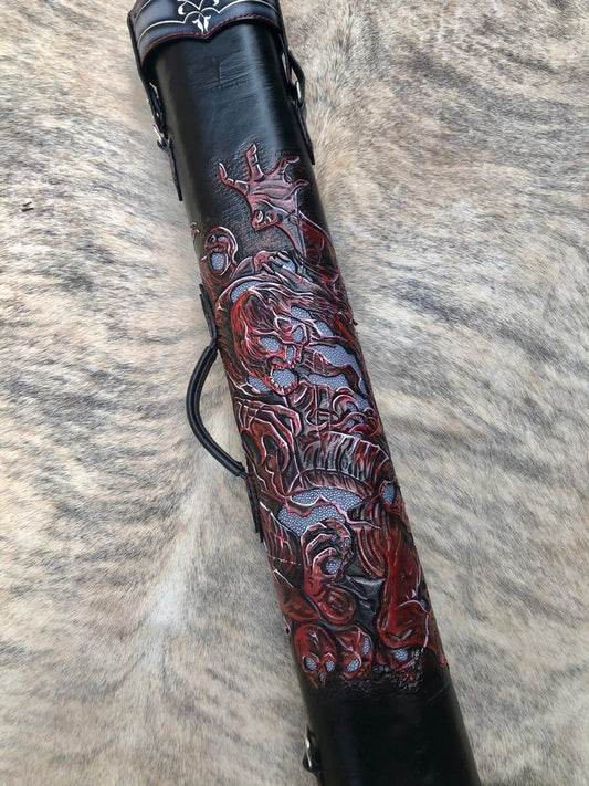 Death-Themed Custom Cue Cases