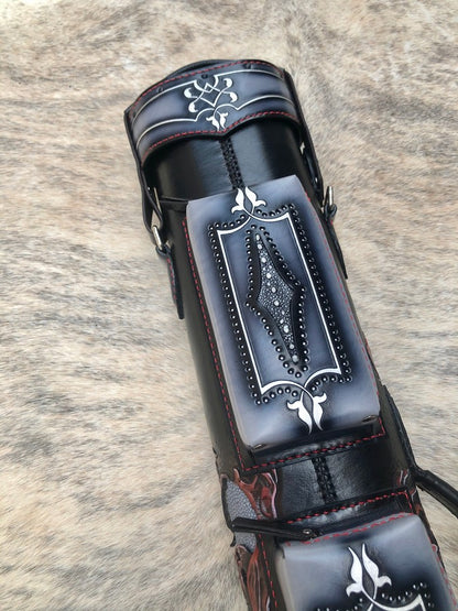 Death-Themed Custom Cue Cases