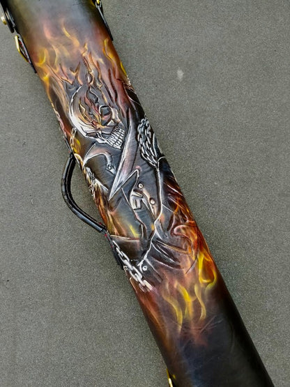Death-Themed Custom Cue Cases