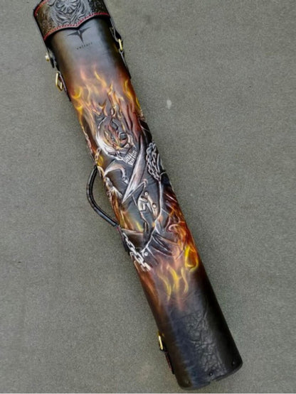 Death-Themed Custom Cue Cases