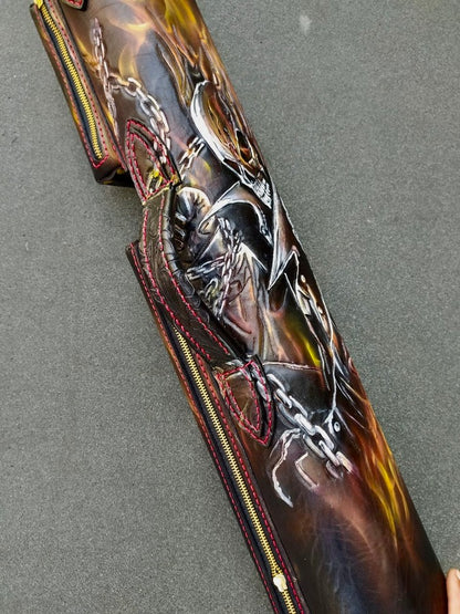 Death-Themed Custom Cue Cases