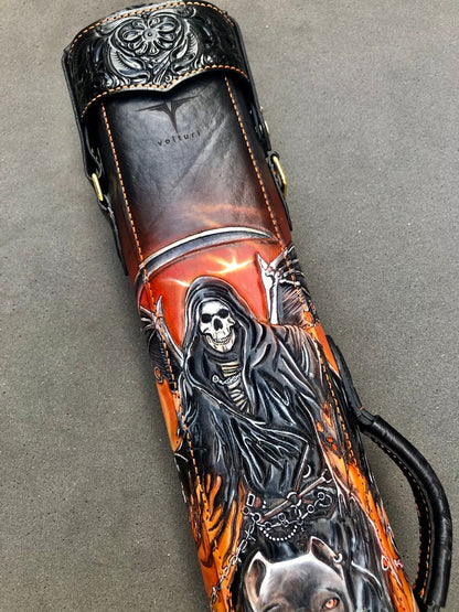 Death-Themed Custom Cue Cases