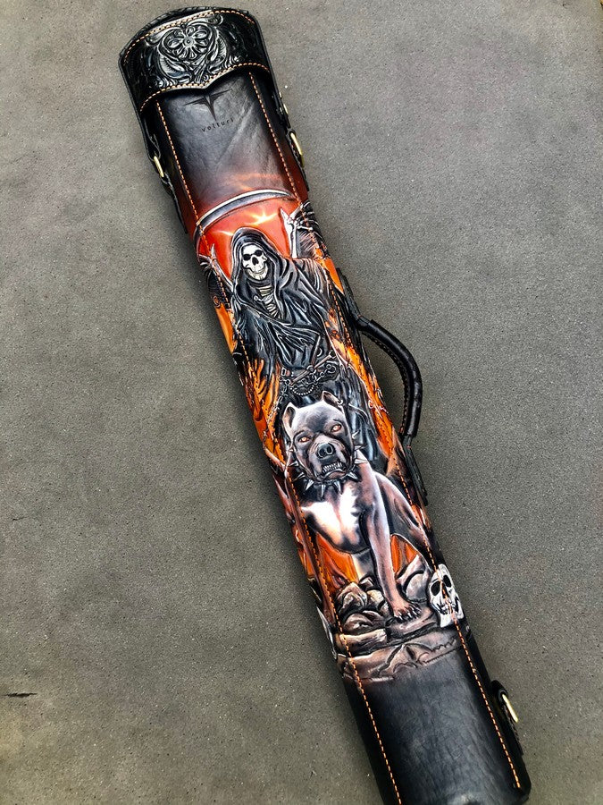 Death-Themed Custom Cue Cases