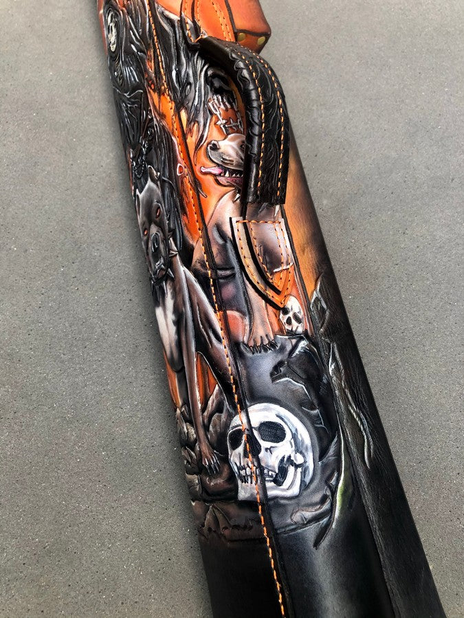 Death-Themed Custom Cue Cases