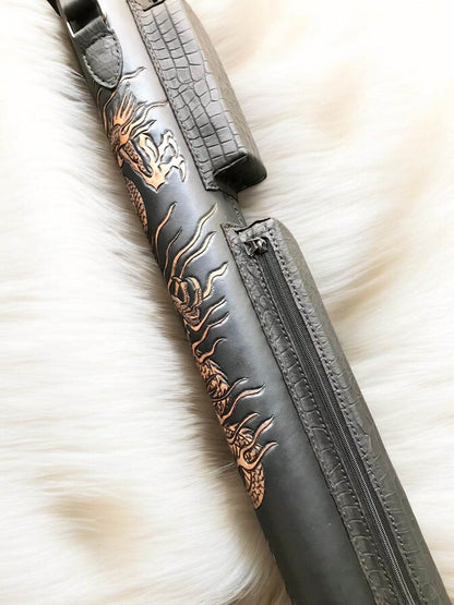 Dragon-Themed Custom Cue Cases