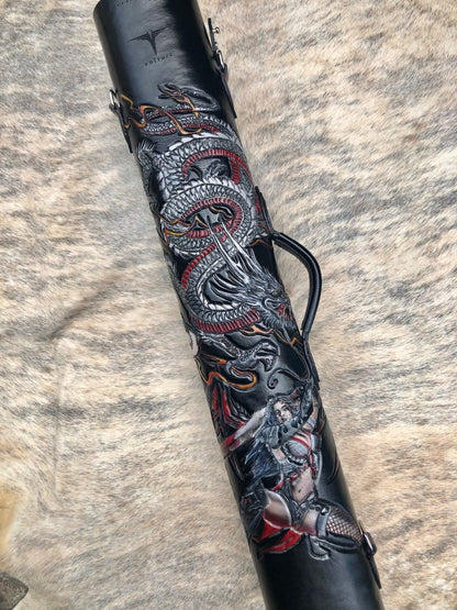 Dragon-Themed Custom Cue Cases