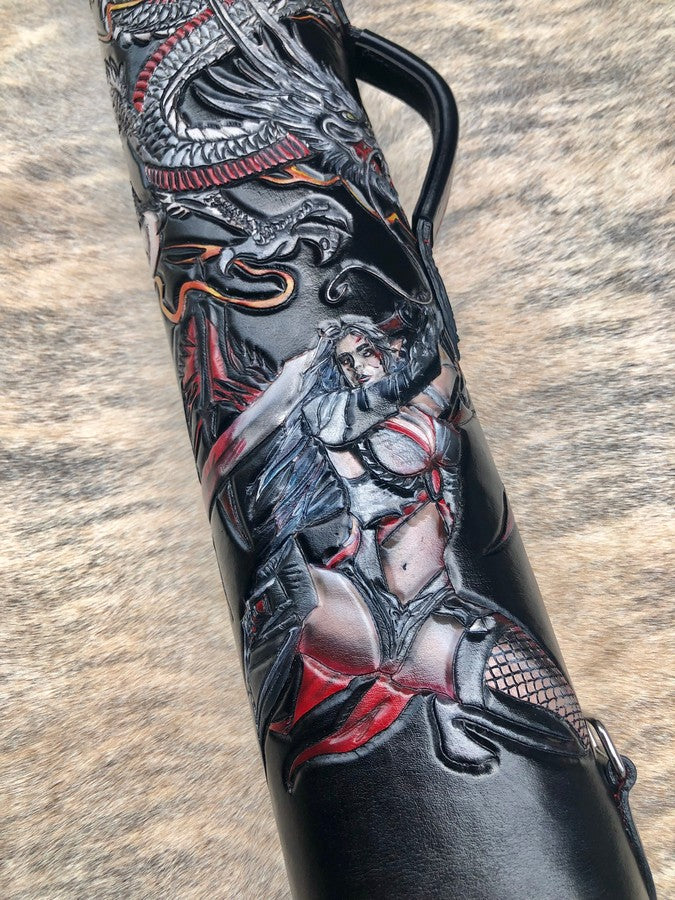 Dragon-Themed Custom Cue Cases
