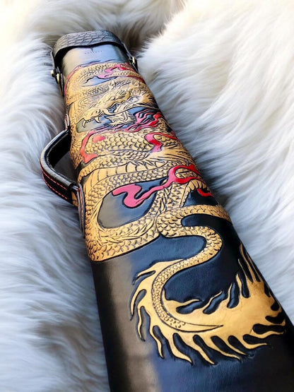 Dragon-Themed Custom Cue Cases