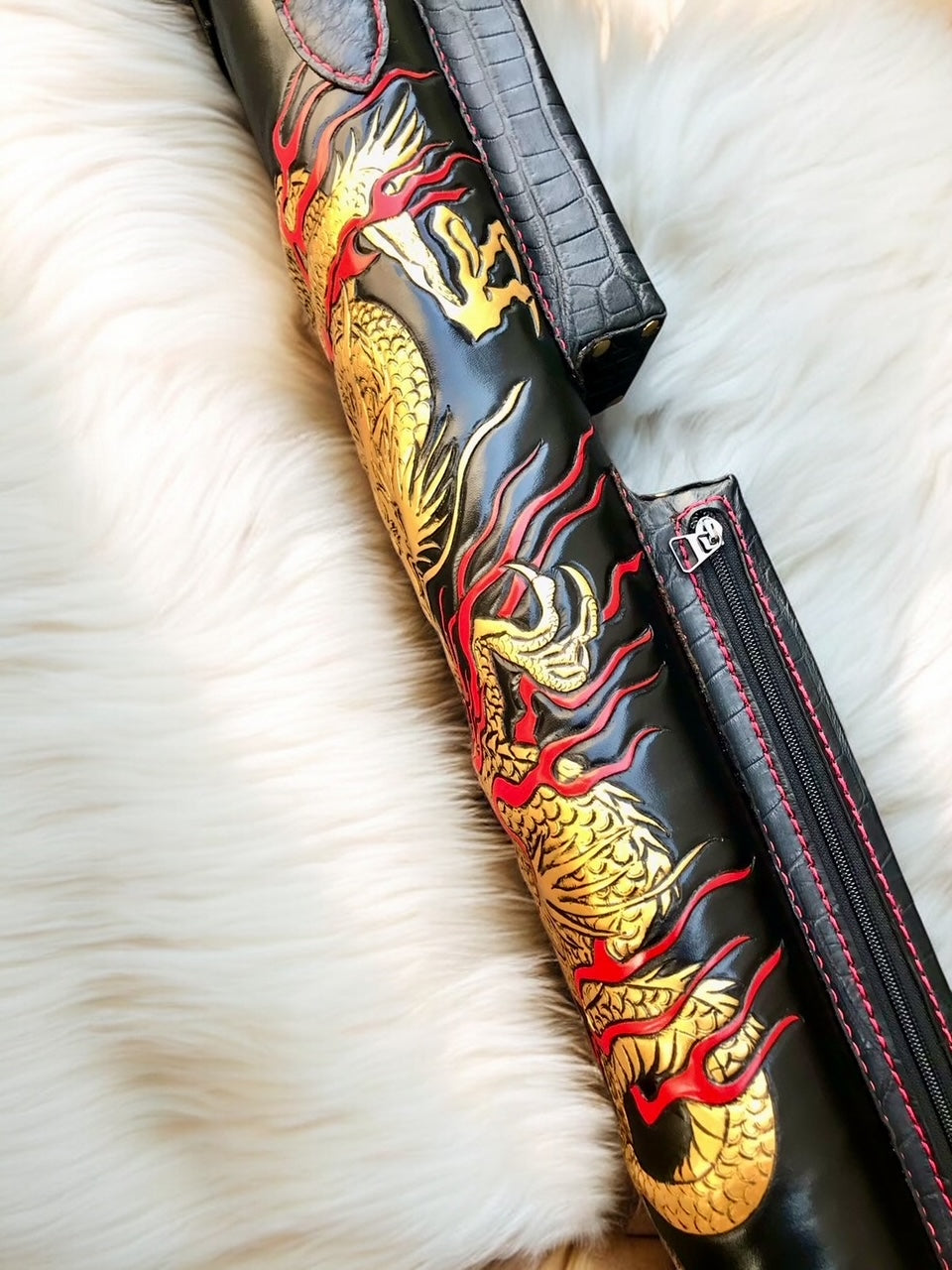 Dragon-Themed Custom Cue Cases