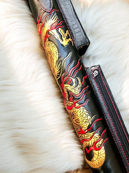 Dragon-Themed Custom Cue Cases