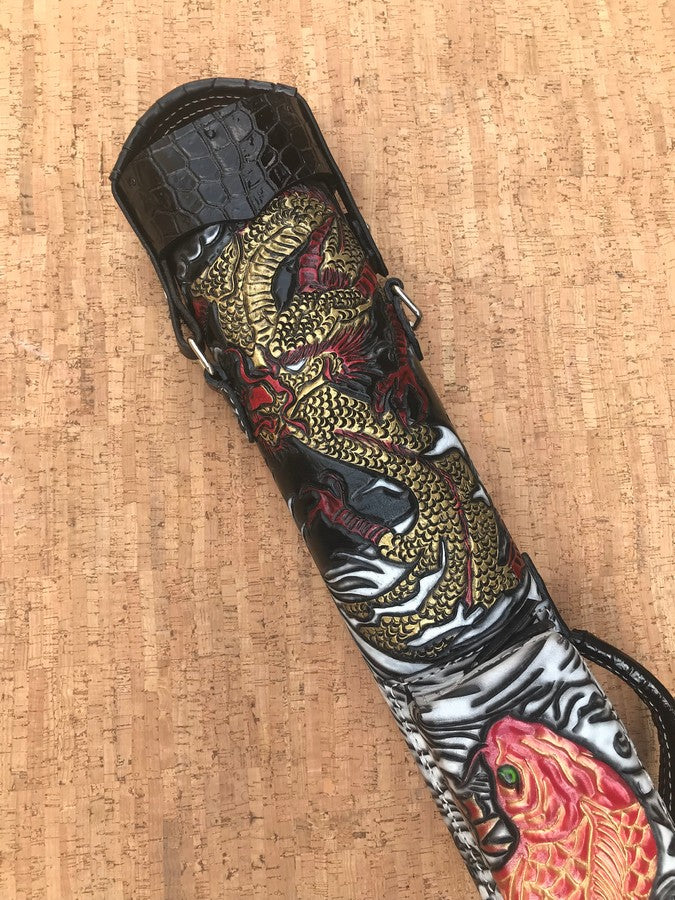 Dragon-Themed Custom Cue Cases