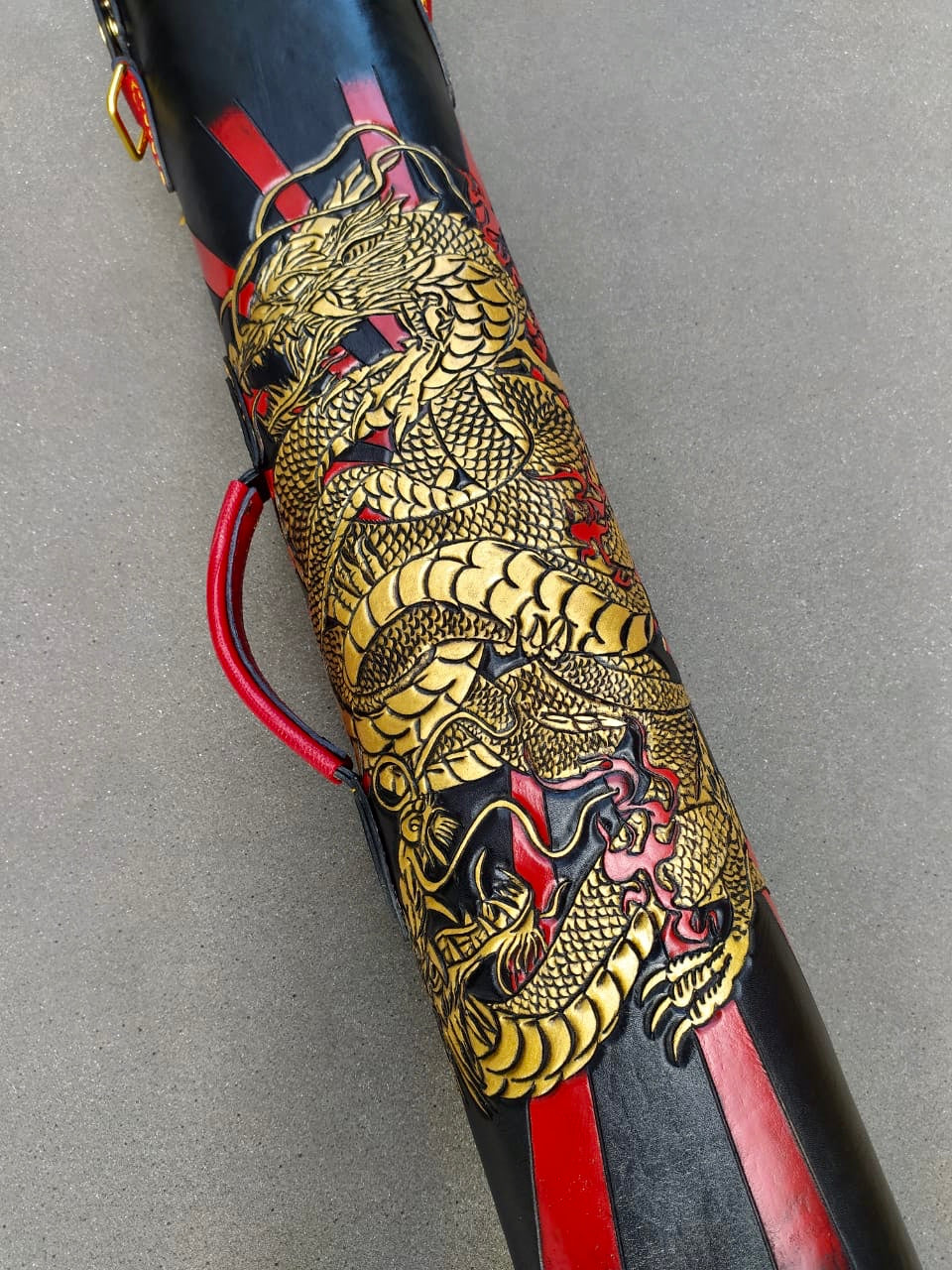 Dragon-Themed Custom Cue Cases