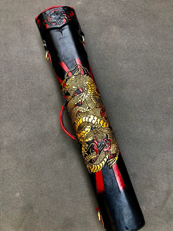 Dragon-Themed Custom Cue Cases