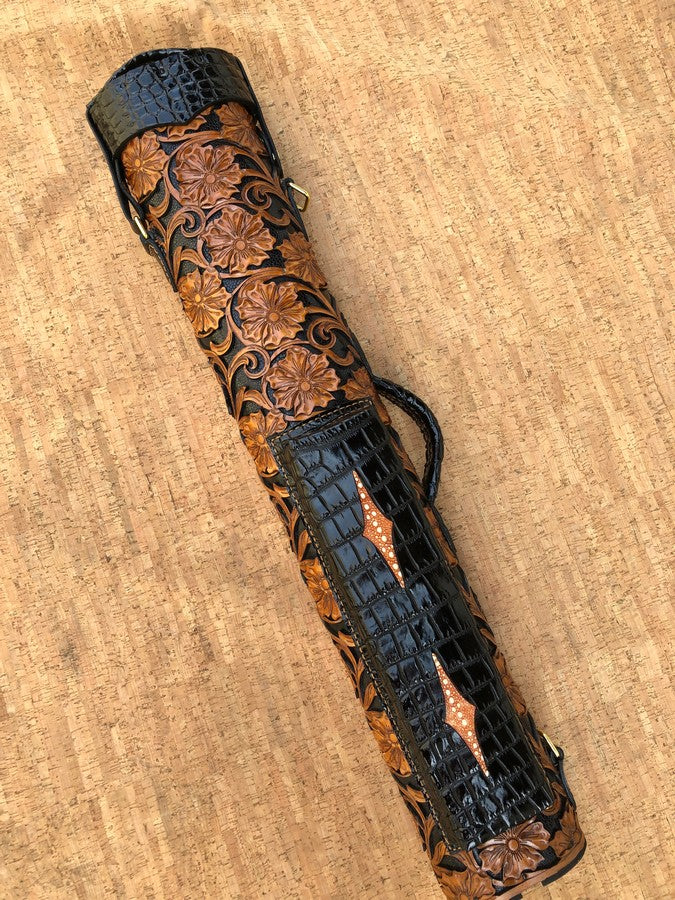 Floral Custom Cue Cases