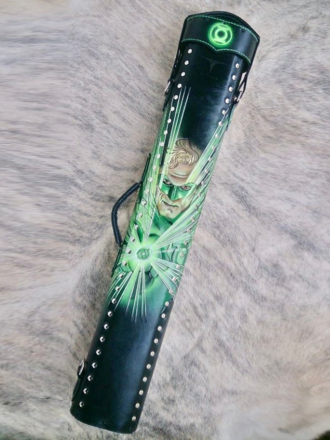 Green Lantern Custom Cue Case
