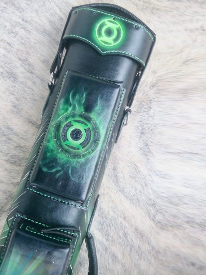 Green Lantern Custom Cue Case
