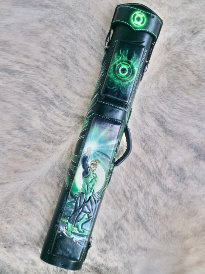 Green Lantern Custom Cue Case