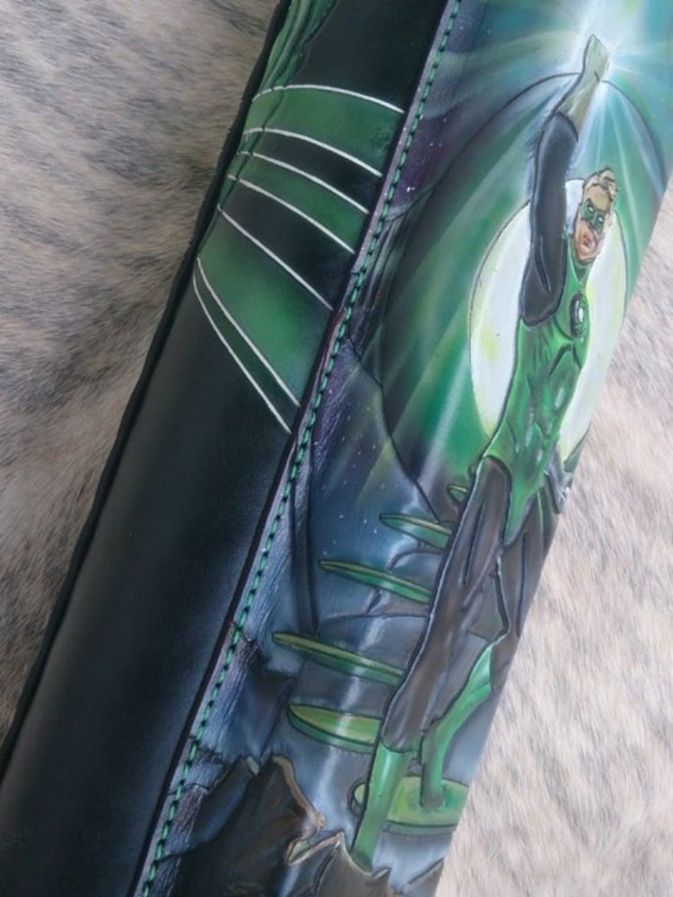 Green Lantern Custom Cue Case