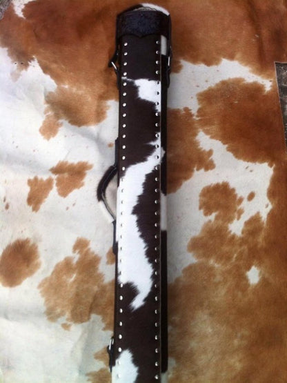 Hair-On Cowhide Custom Cue Cases