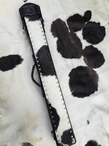 Hair-On Cowhide Custom Cue Cases