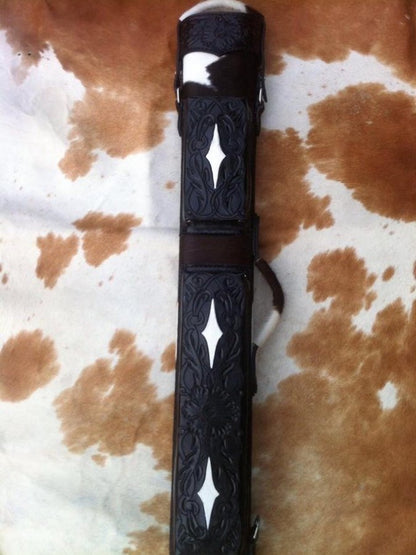 Hair-On Cowhide Custom Cue Cases