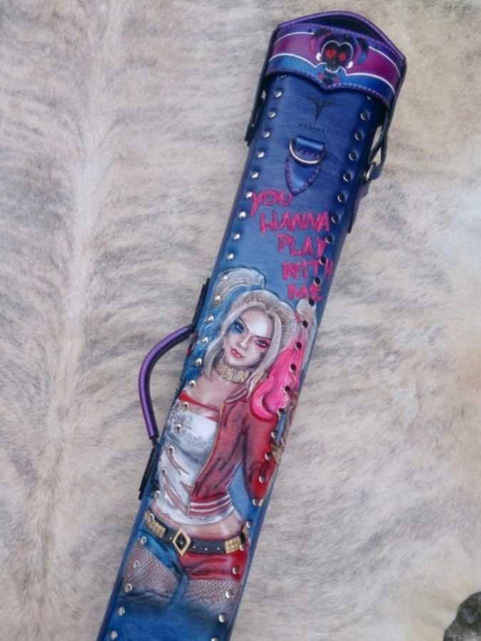 Harley Quinn Custom Cue Cases