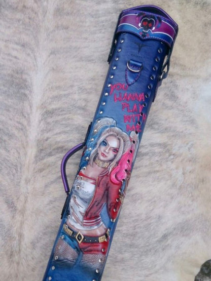 Harley Quinn Custom Cue Cases