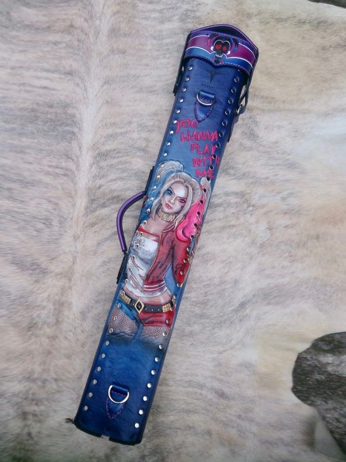 Harley Quinn Custom Cue Cases
