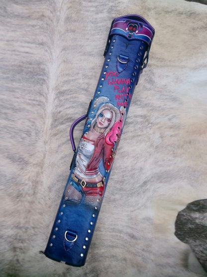 Harley Quinn Custom Cue Cases