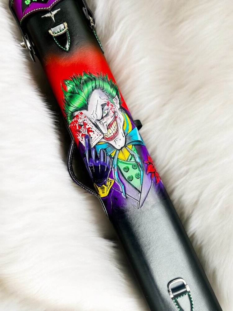 Joker Custom Cue Cases for pool cues with sleek design