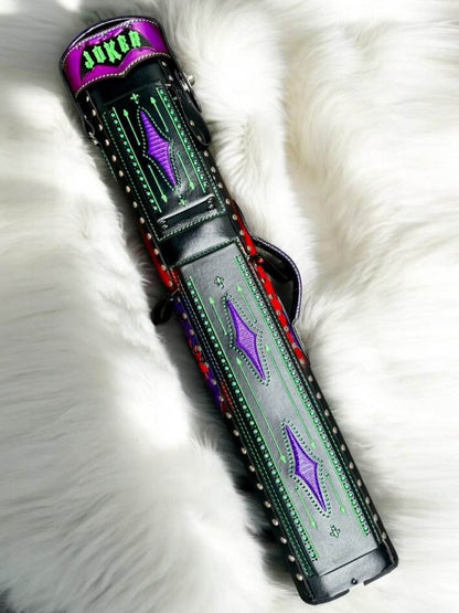 Joker Custom Cue Cases for billiard cues with stylish design