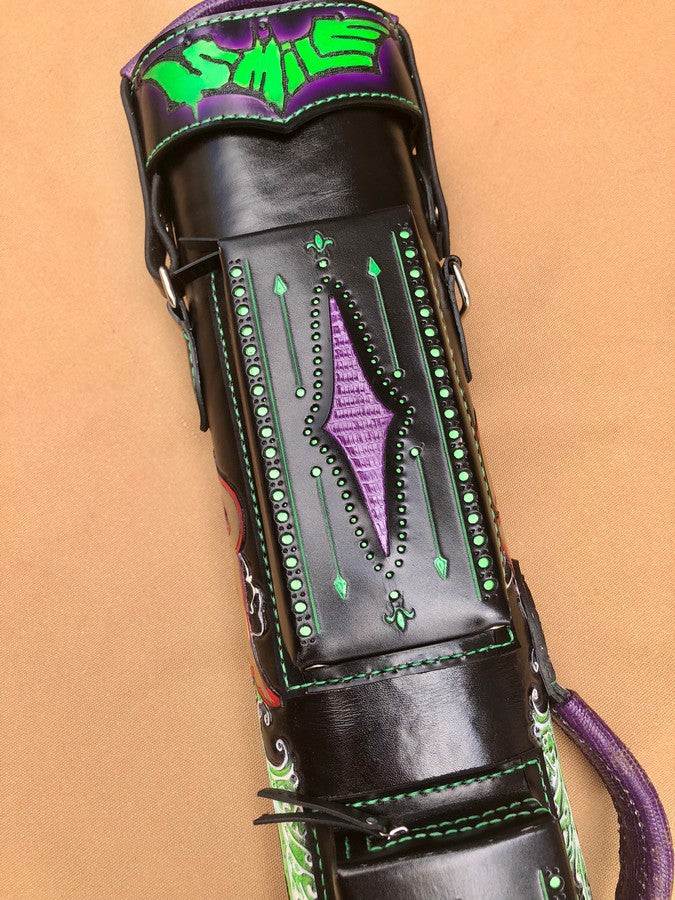 Joker Custom Cue Cases for pool cues with stylish design
