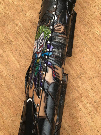 Side view of Joker custom pool cue case