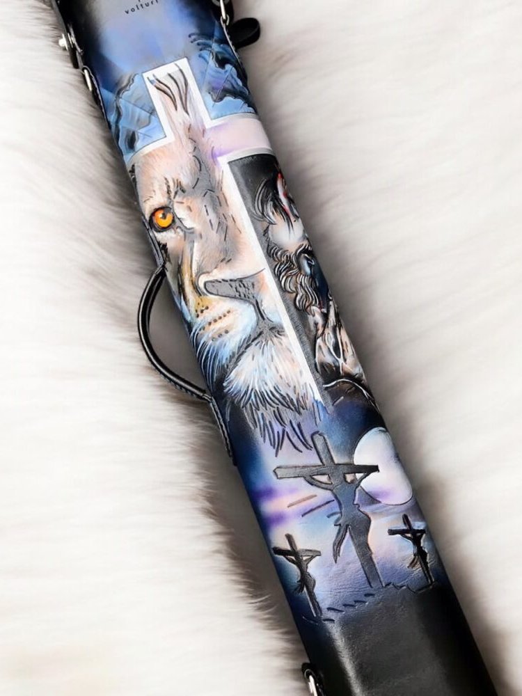 Lion of Judah Custom Cue Cases