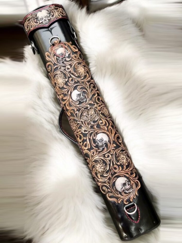 Skull Custom Cue Cases